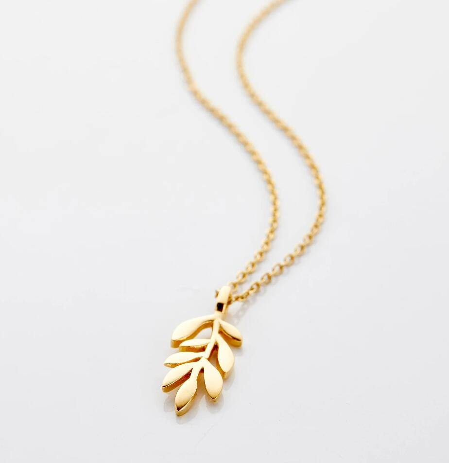 Palestine Olive Branch Necklace