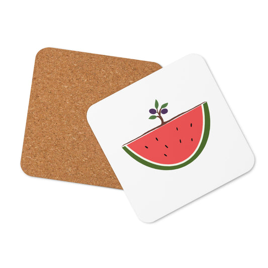 Watermelon & Olive Tree Coaster