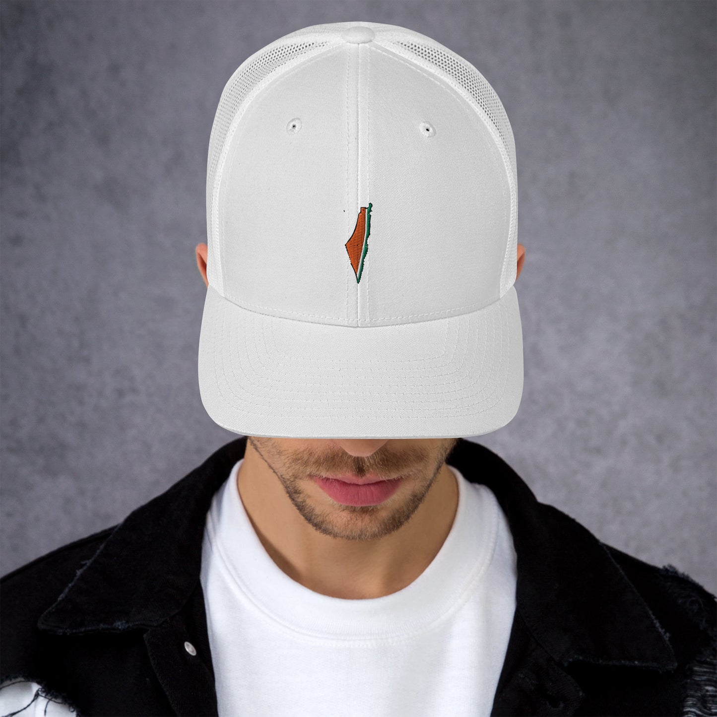 Watermelon Palestine Map Hat
