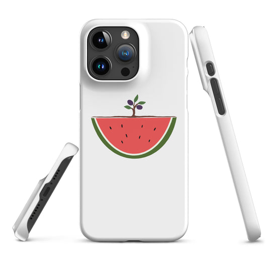 Watermelon & Olive Tree iPhone Case