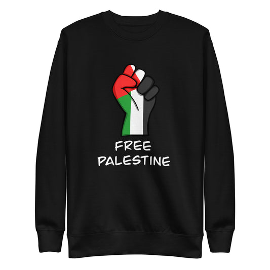 Free Palestine Sweatshirt - Black