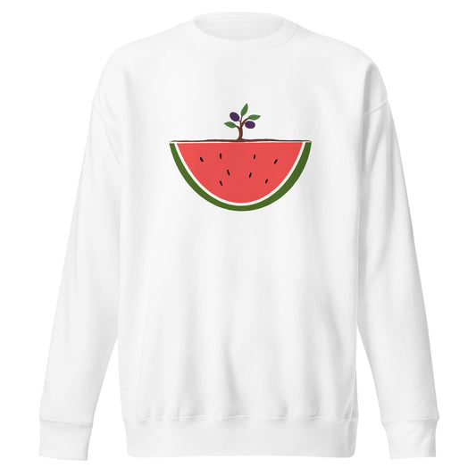 Watermelon & Olive Tree Sweatshirt