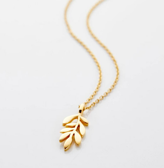 Palestine Olive Branch Necklace