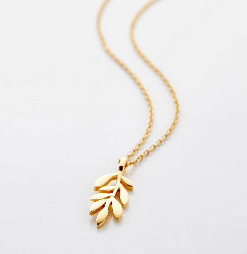 Palestine Olive Branch Necklace