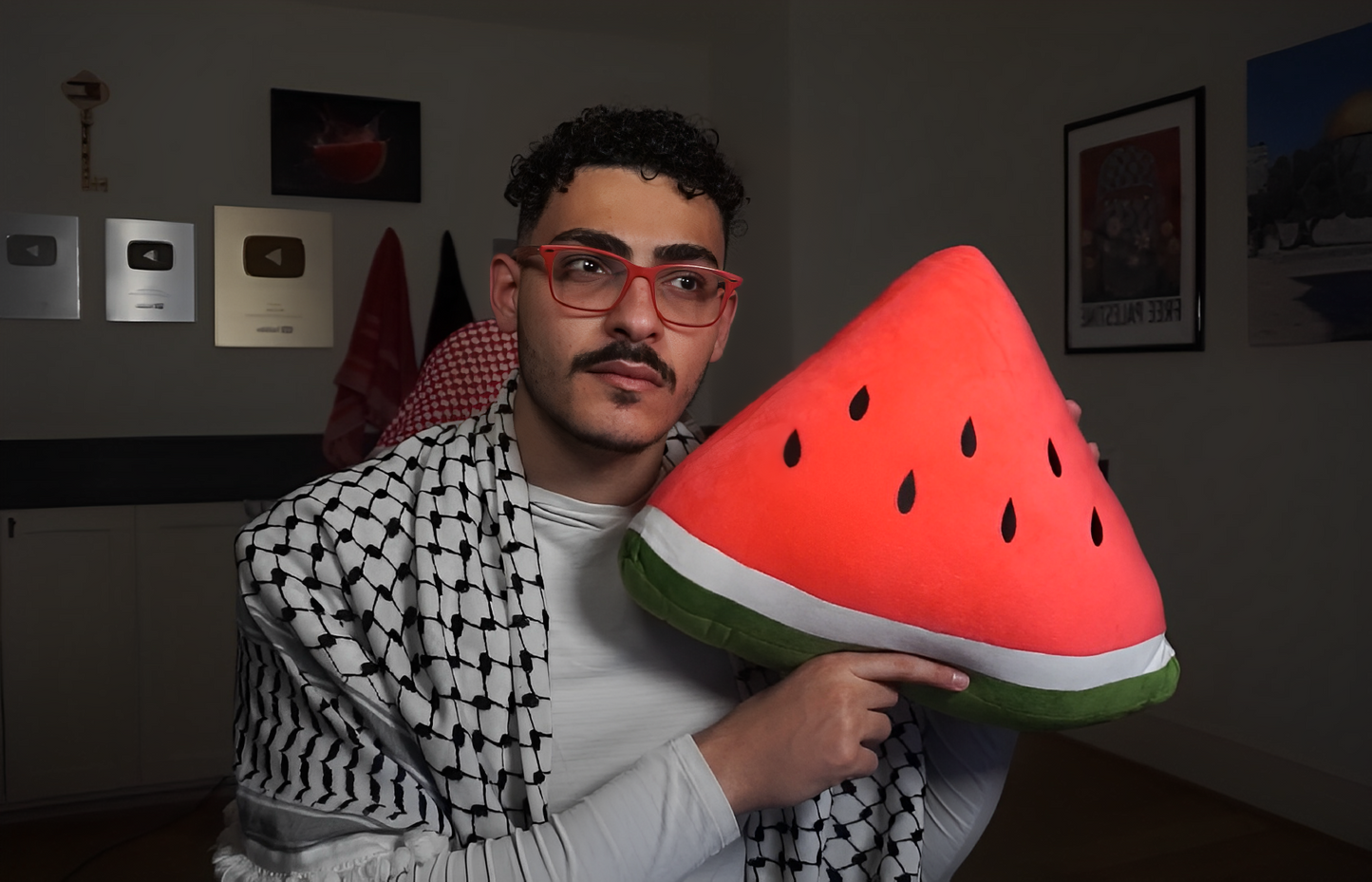 Watermelon Triangle Plushy