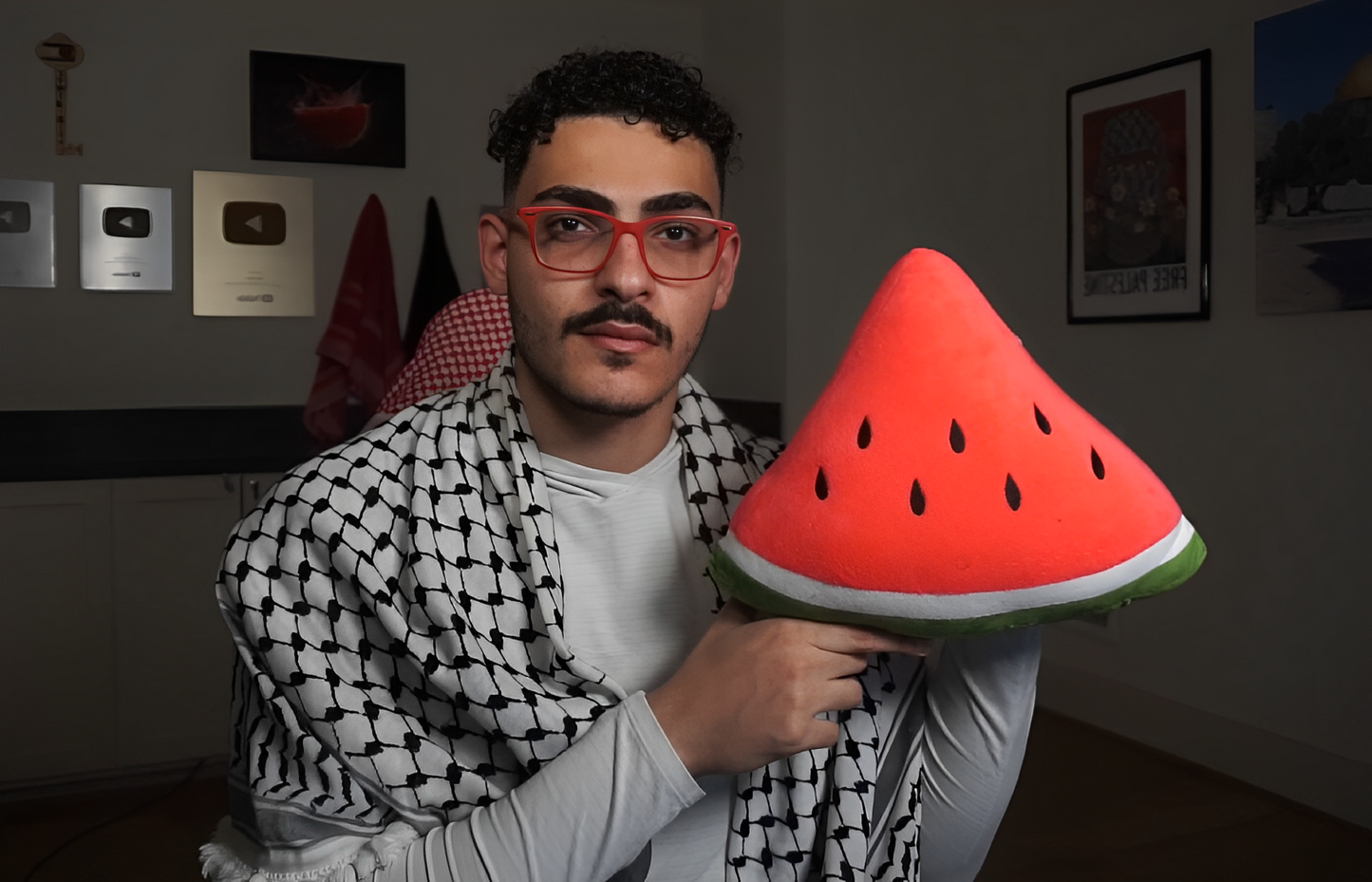 Watermelon Triangle Plushy