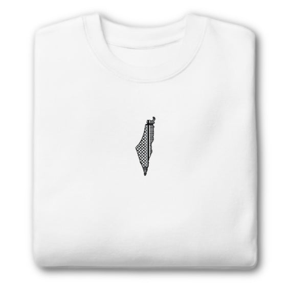 Keffiyah Palestine Map T-Shirt