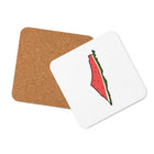 Watermelon Palestine Map Coaster