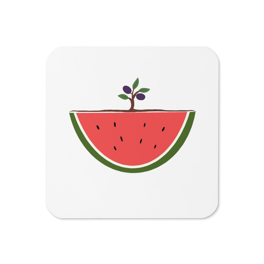 Watermelon & Olive Tree Coaster