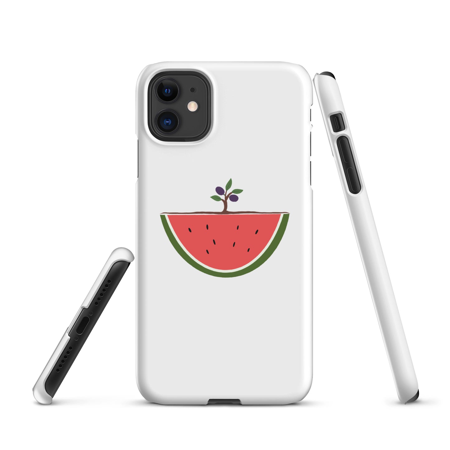 Watermelon & Olive Tree iPhone Case