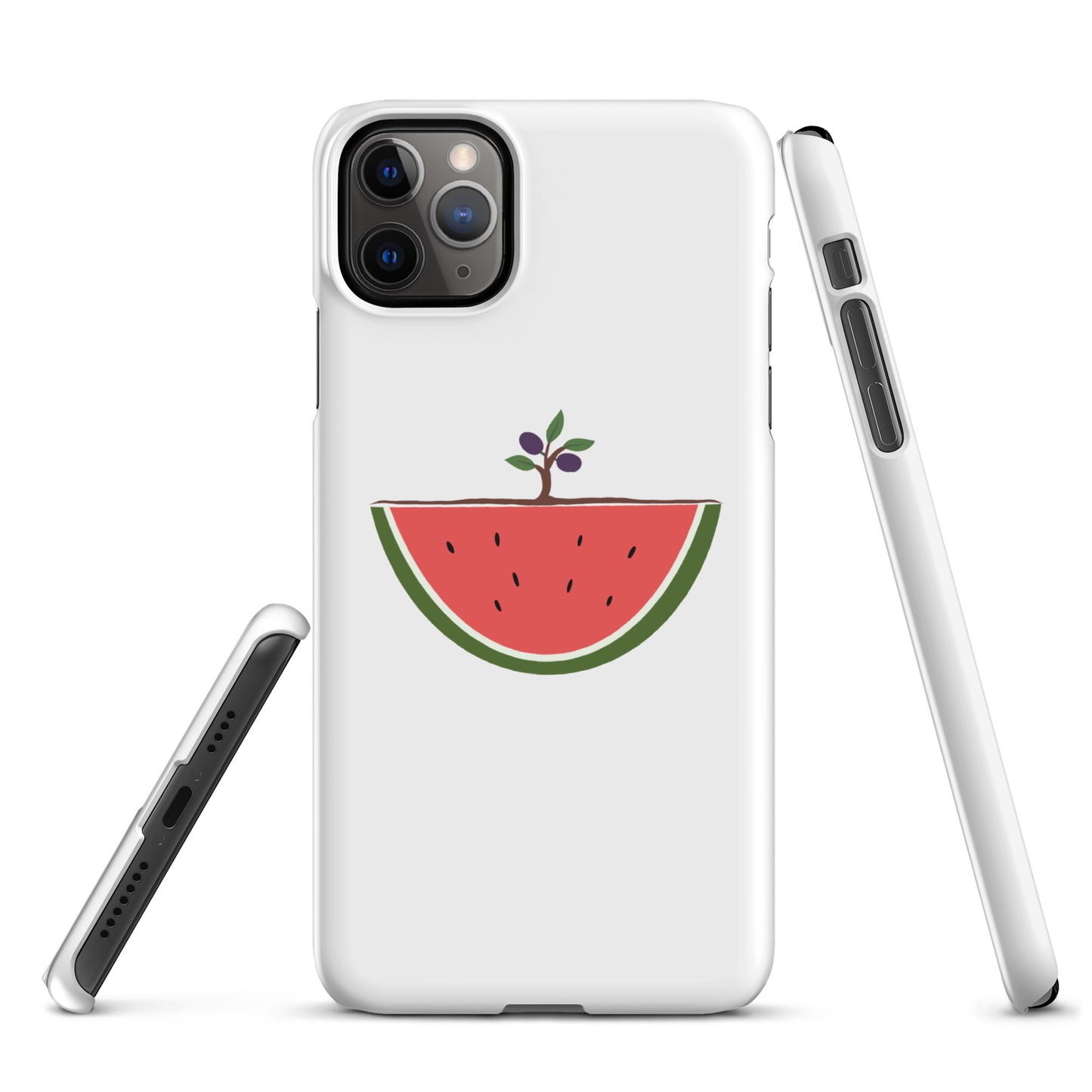 Watermelon & Olive Tree iPhone Case