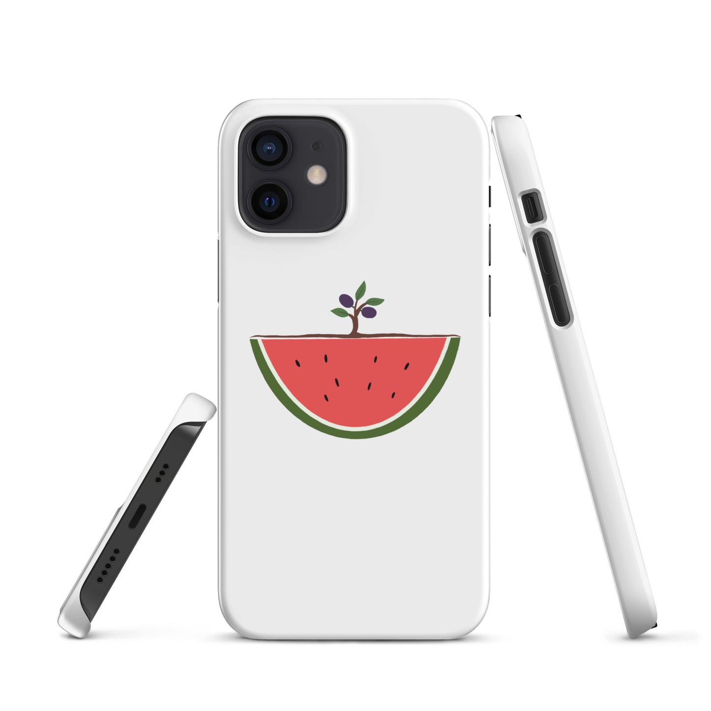 Watermelon & Olive Tree iPhone Case