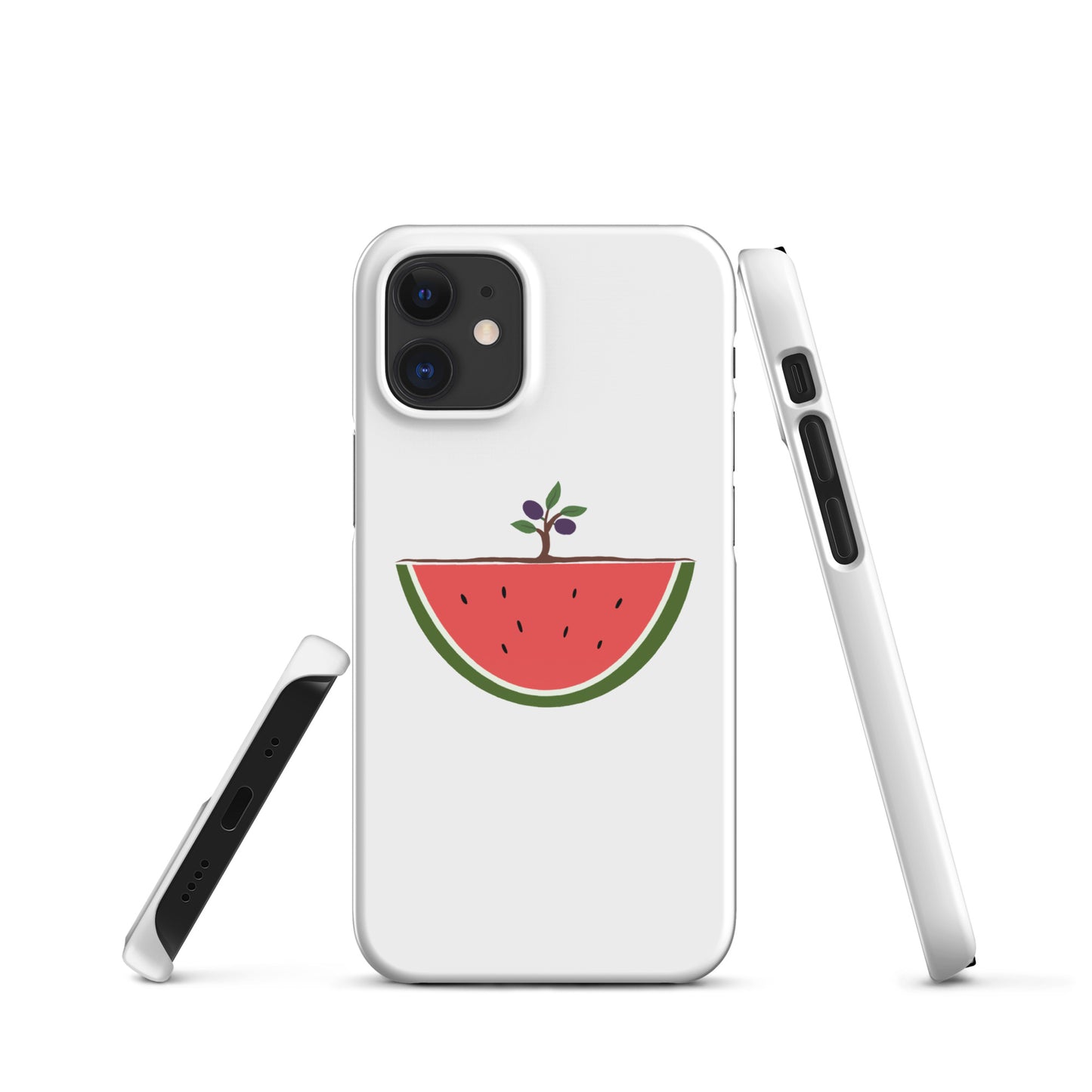 Watermelon & Olive Tree iPhone Case