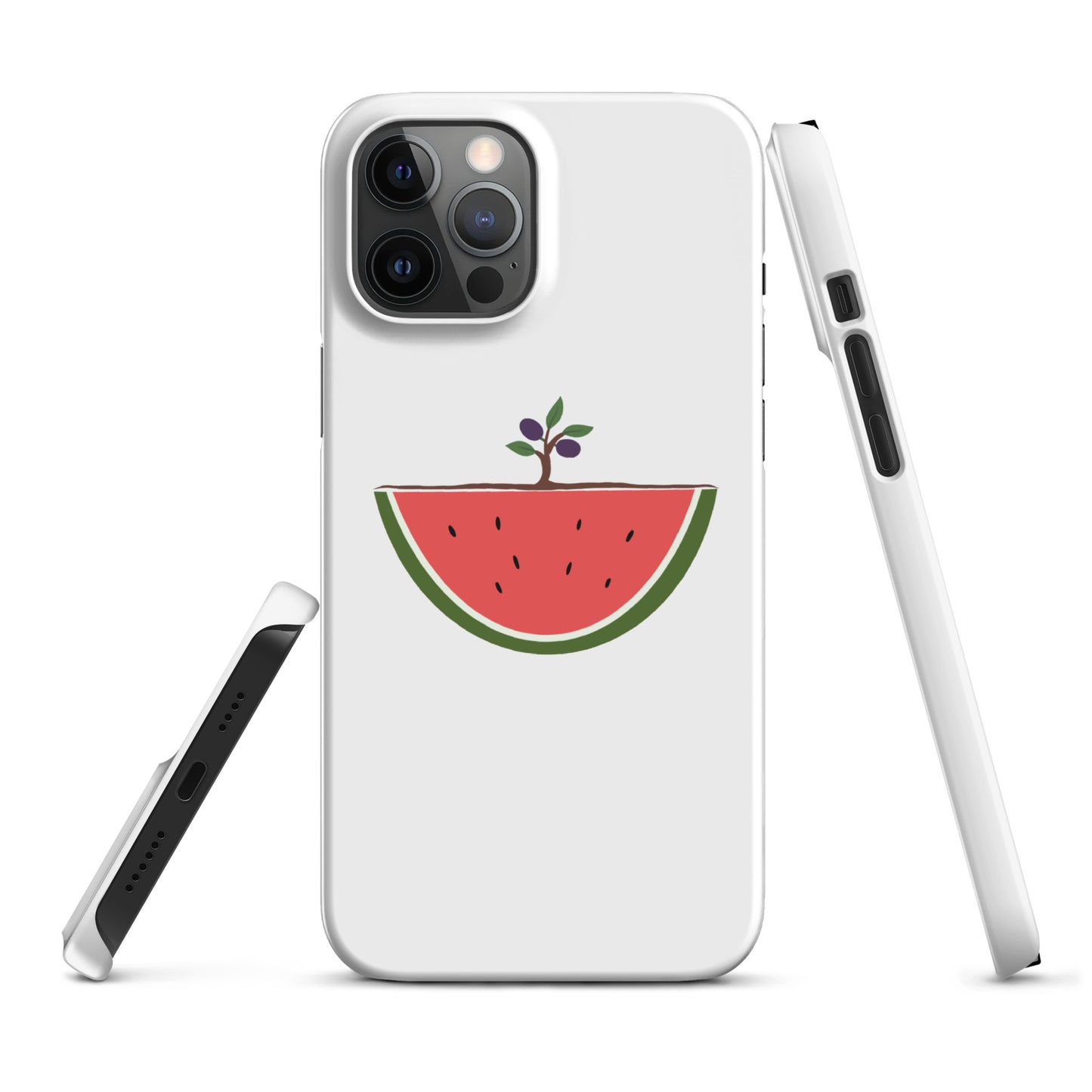 Watermelon & Olive Tree iPhone Case