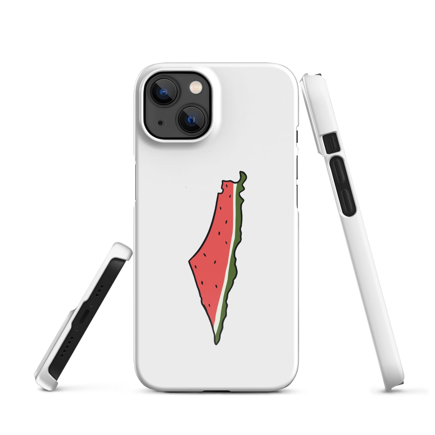 Watermelon Palestine Map iPhone Case