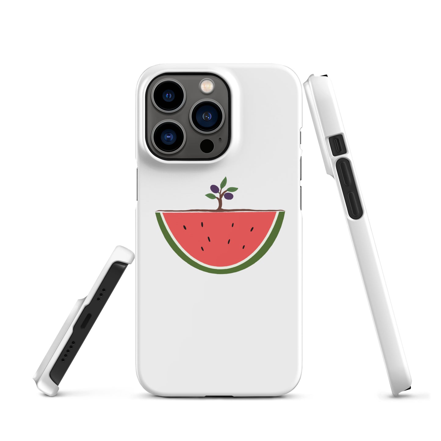 Watermelon & Olive Tree iPhone Case