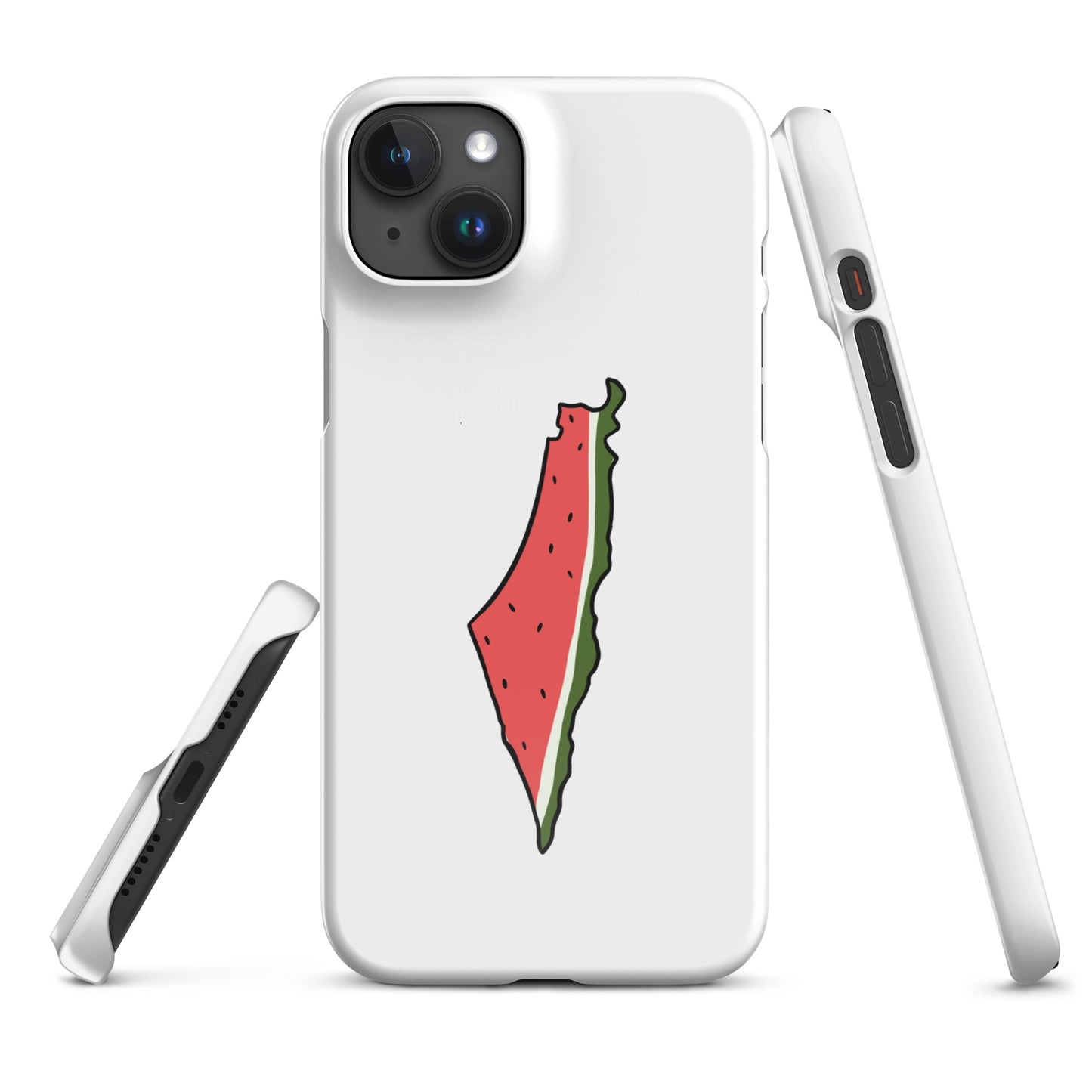 Watermelon Palestine Map iPhone Case