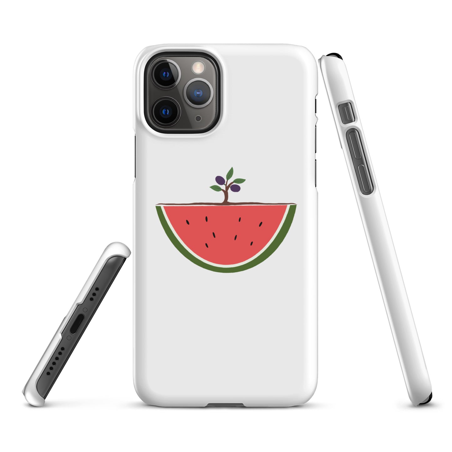 Watermelon & Olive Tree iPhone Case