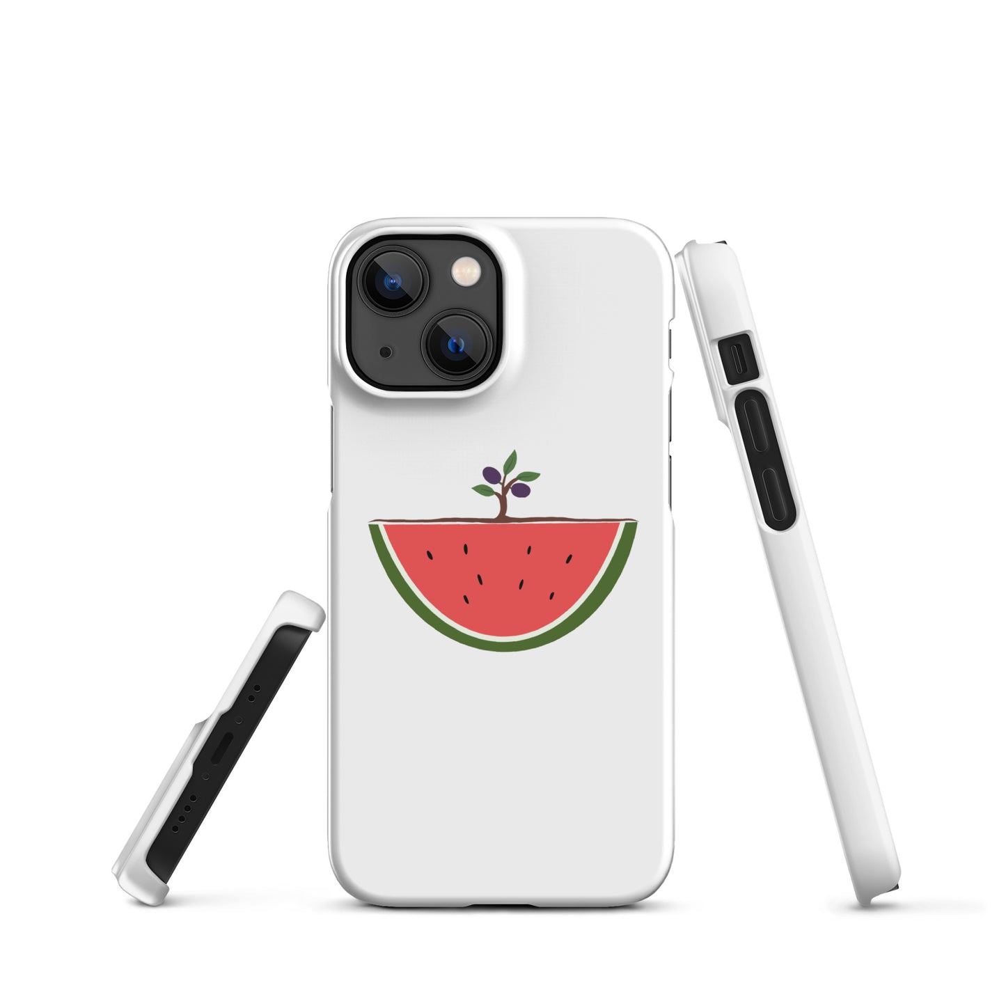 Watermelon & Olive Tree iPhone Case