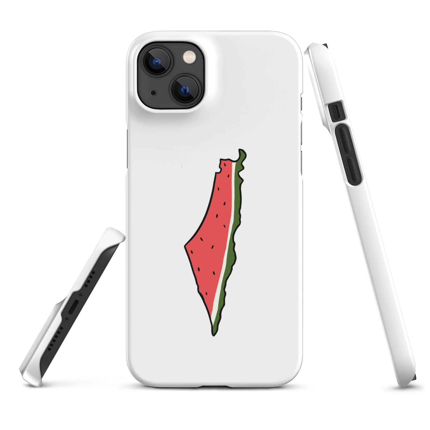 Watermelon Palestine Map iPhone Case