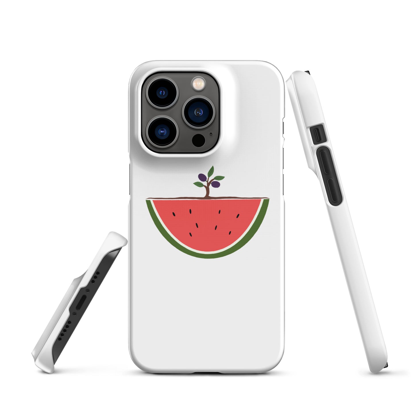 Watermelon & Olive Tree iPhone Case