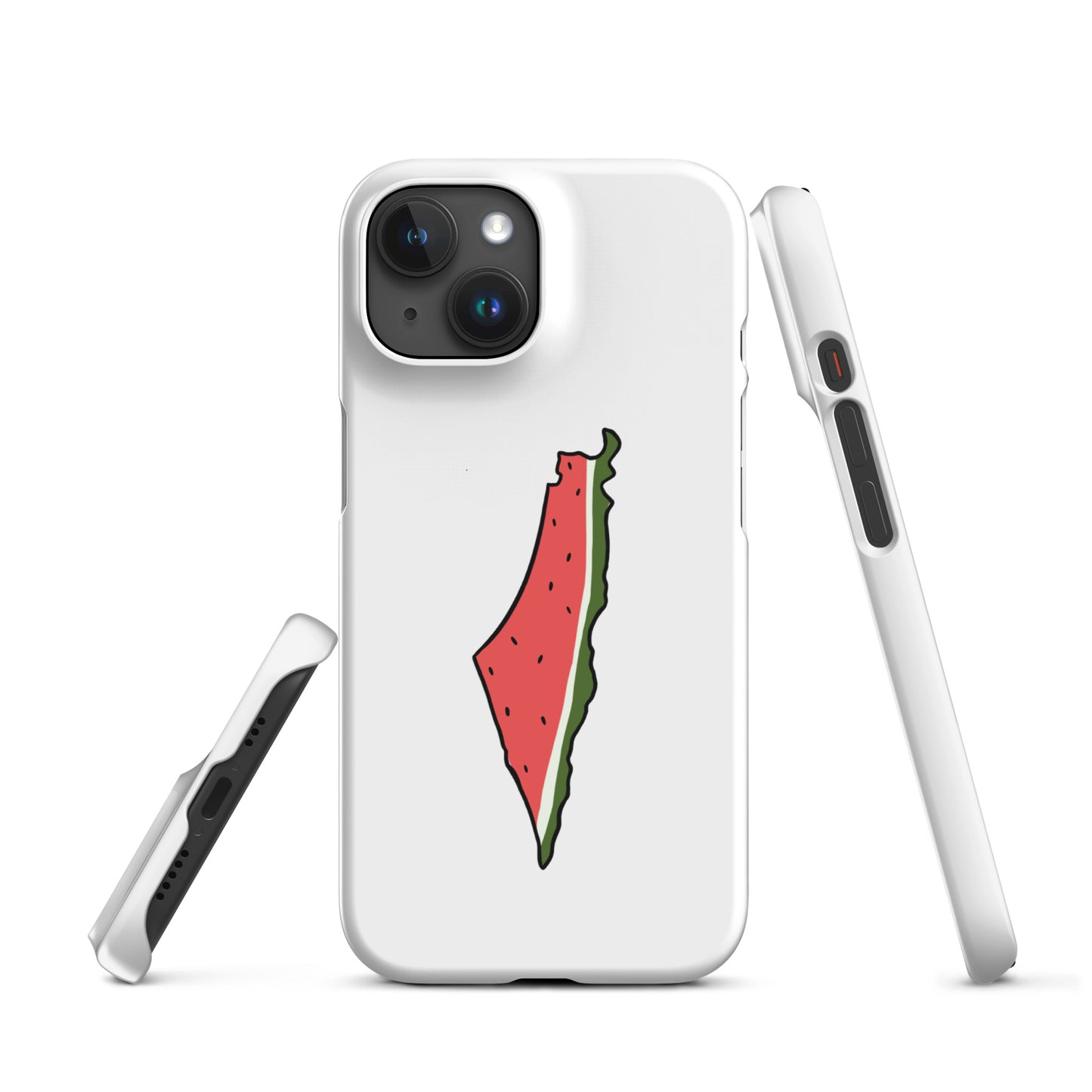 Watermelon Palestine Map iPhone Case