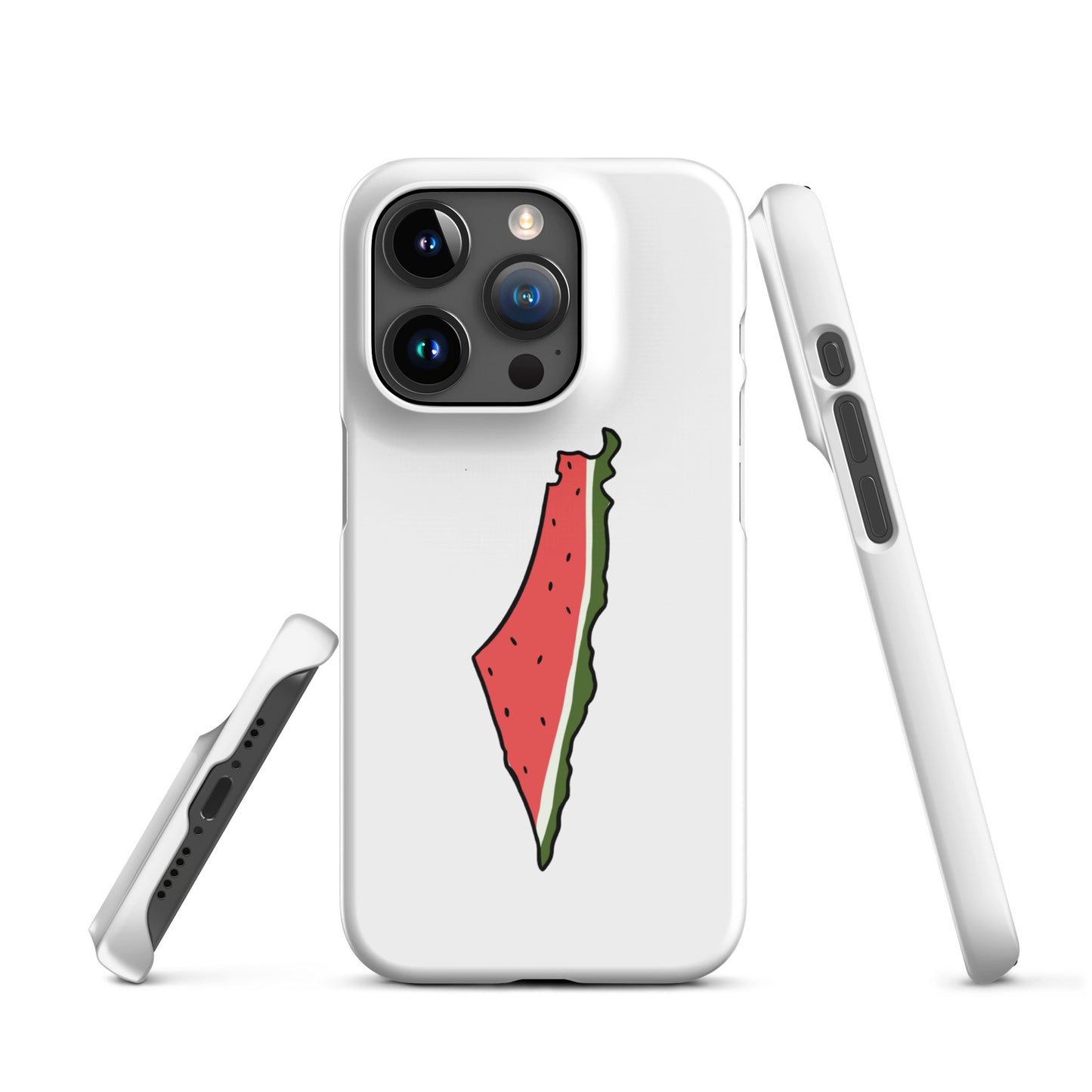 Watermelon Palestine Map iPhone Case