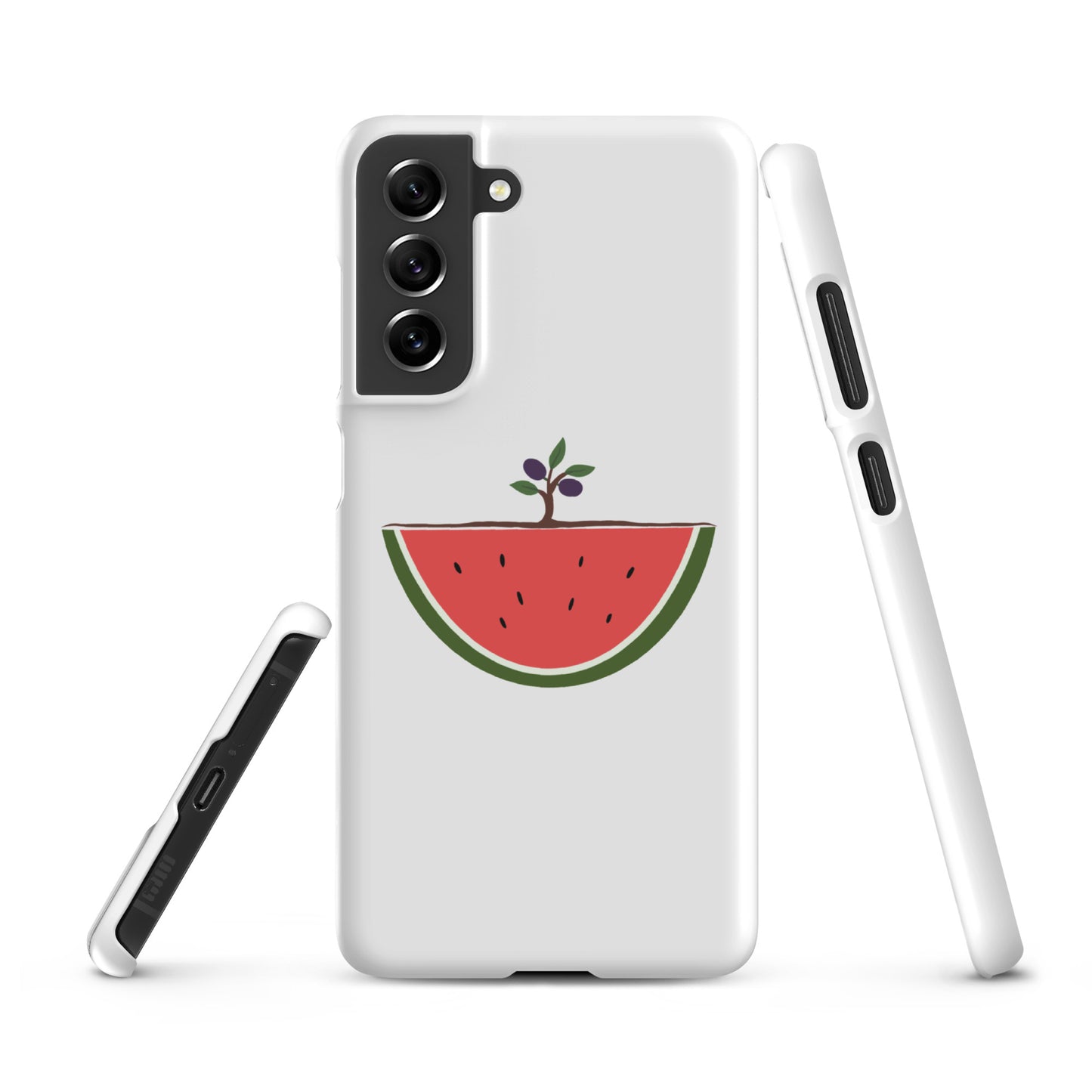 Watermelon & Olive Tree Samsung Phone Case