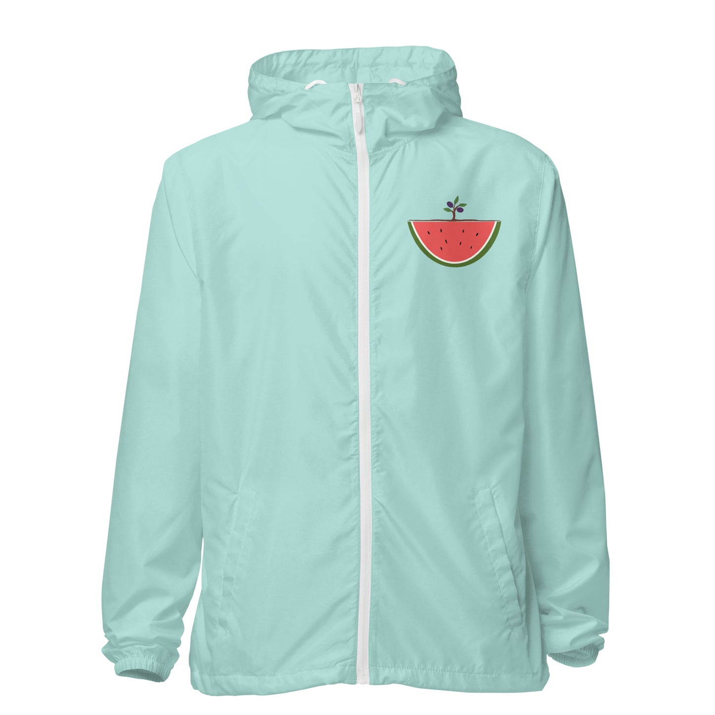 Watermelon & Olive Tree Windbreaker