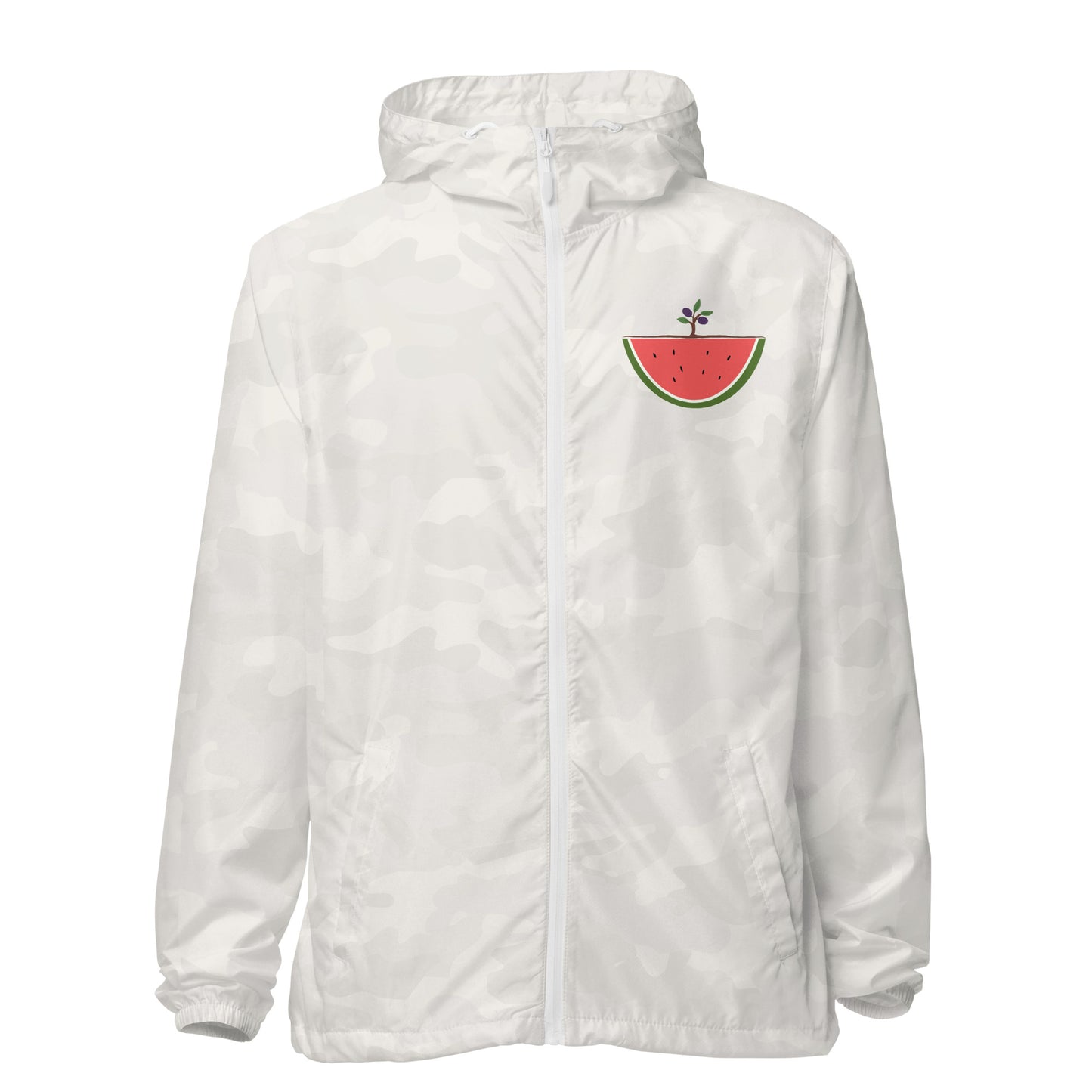 Watermelon & Olive Tree Windbreaker