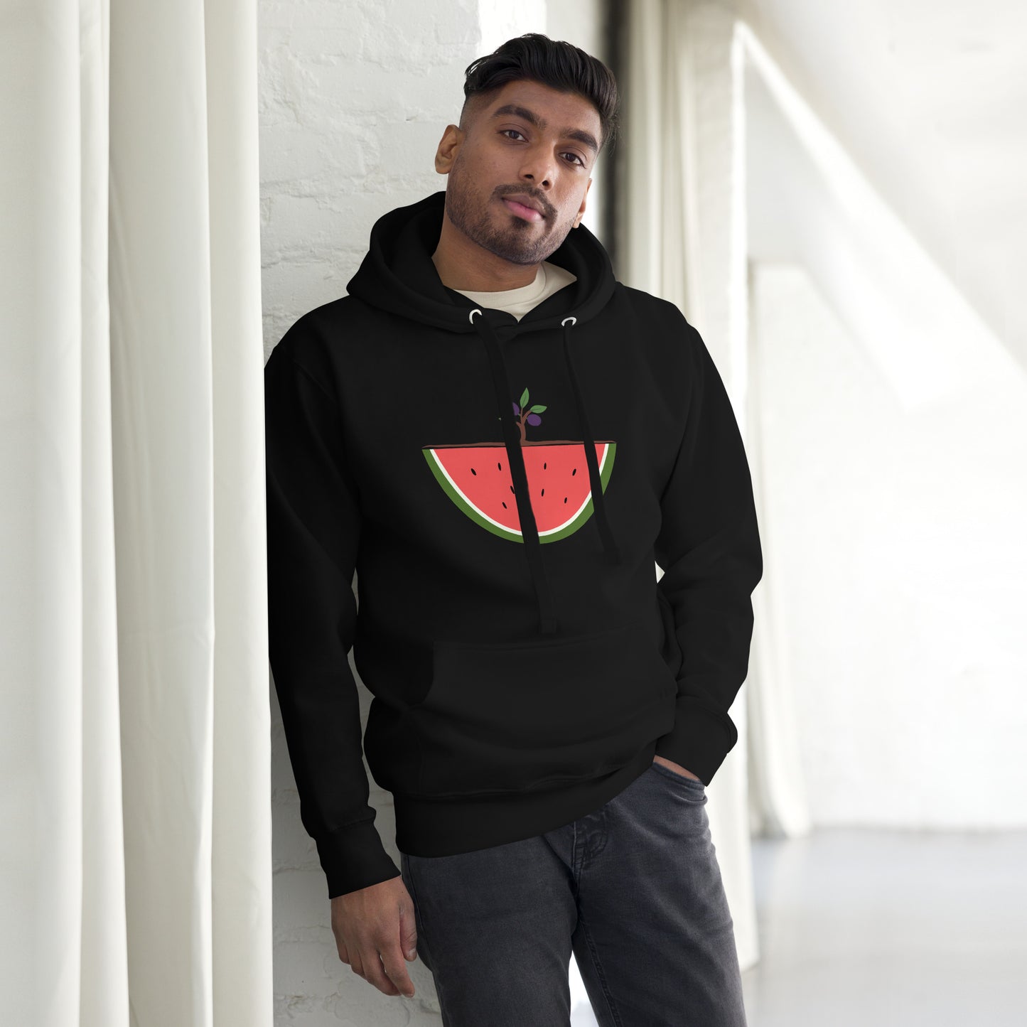 Watermelon & Olive Tree Hoodie