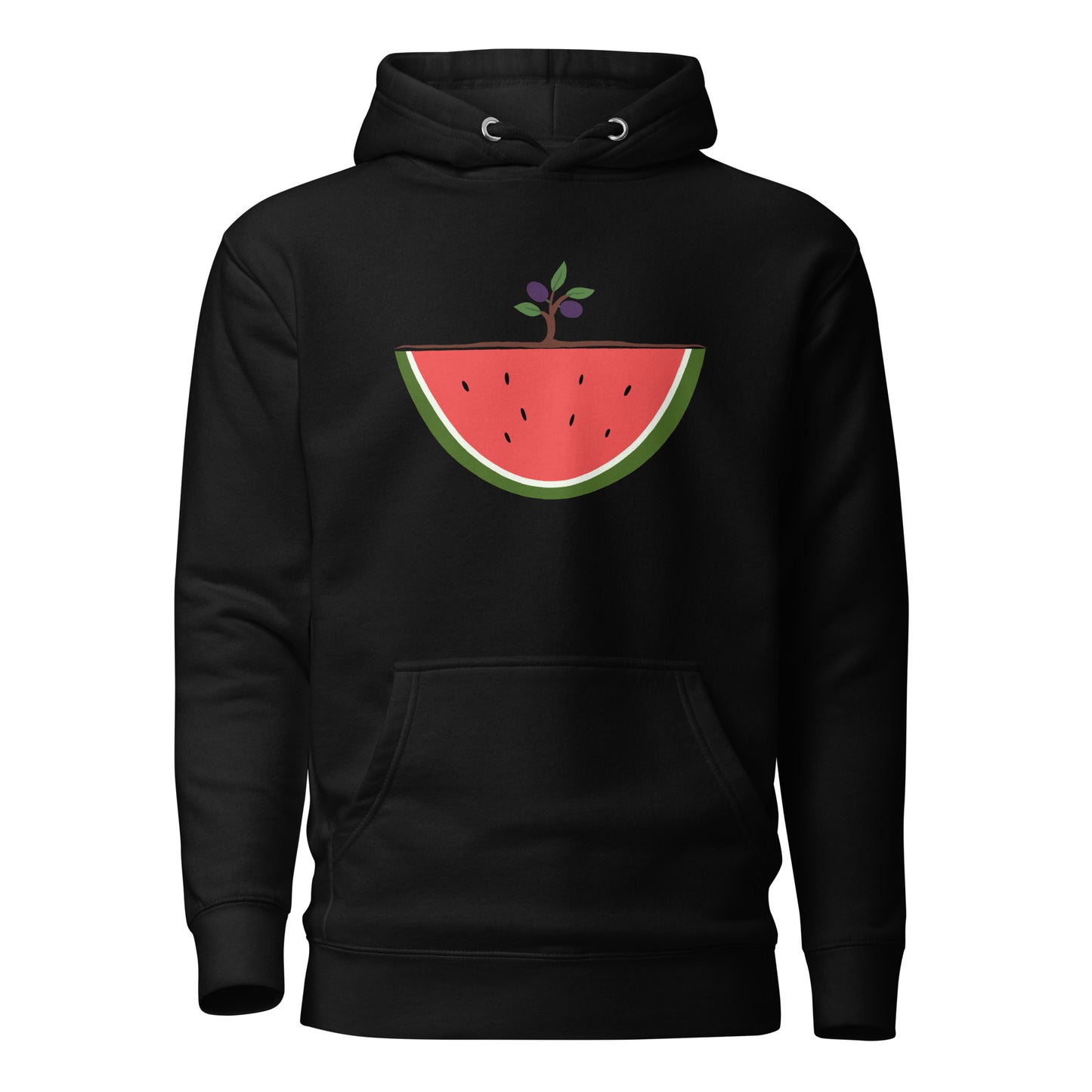 Watermelon & Olive Tree Hoodie