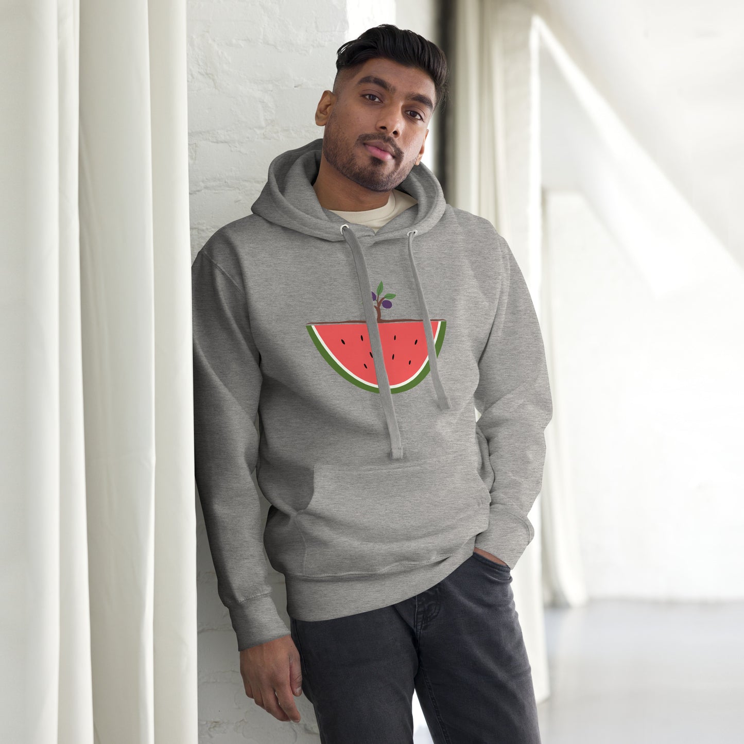 Watermelon & Olive Tree Hoodie