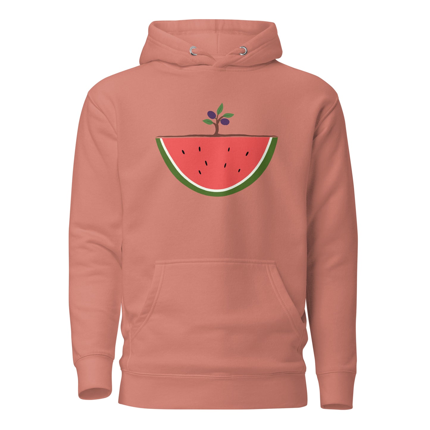 Watermelon & Olive Tree Hoodie