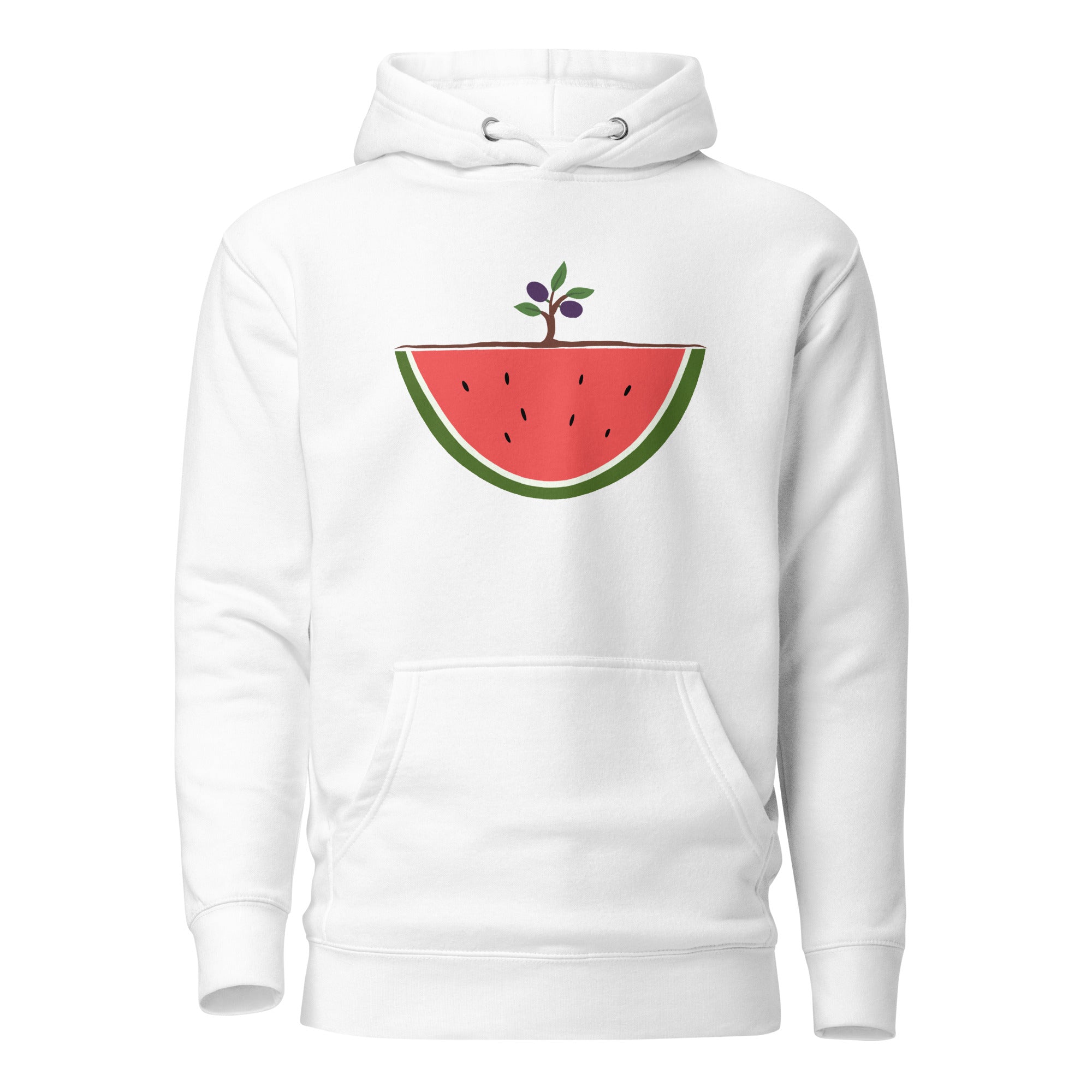 Watermelon & Olive Tree Hoodie