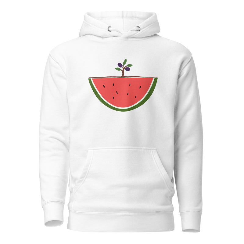 Watermelon & Olive Tree Hoodie
