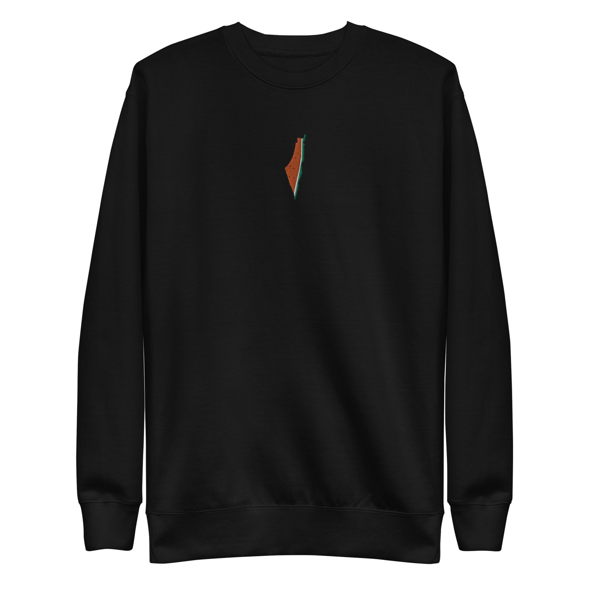 Watermelon Palestine Map Sweatshirt