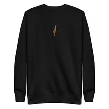 Watermelon Palestine Map Sweatshirt