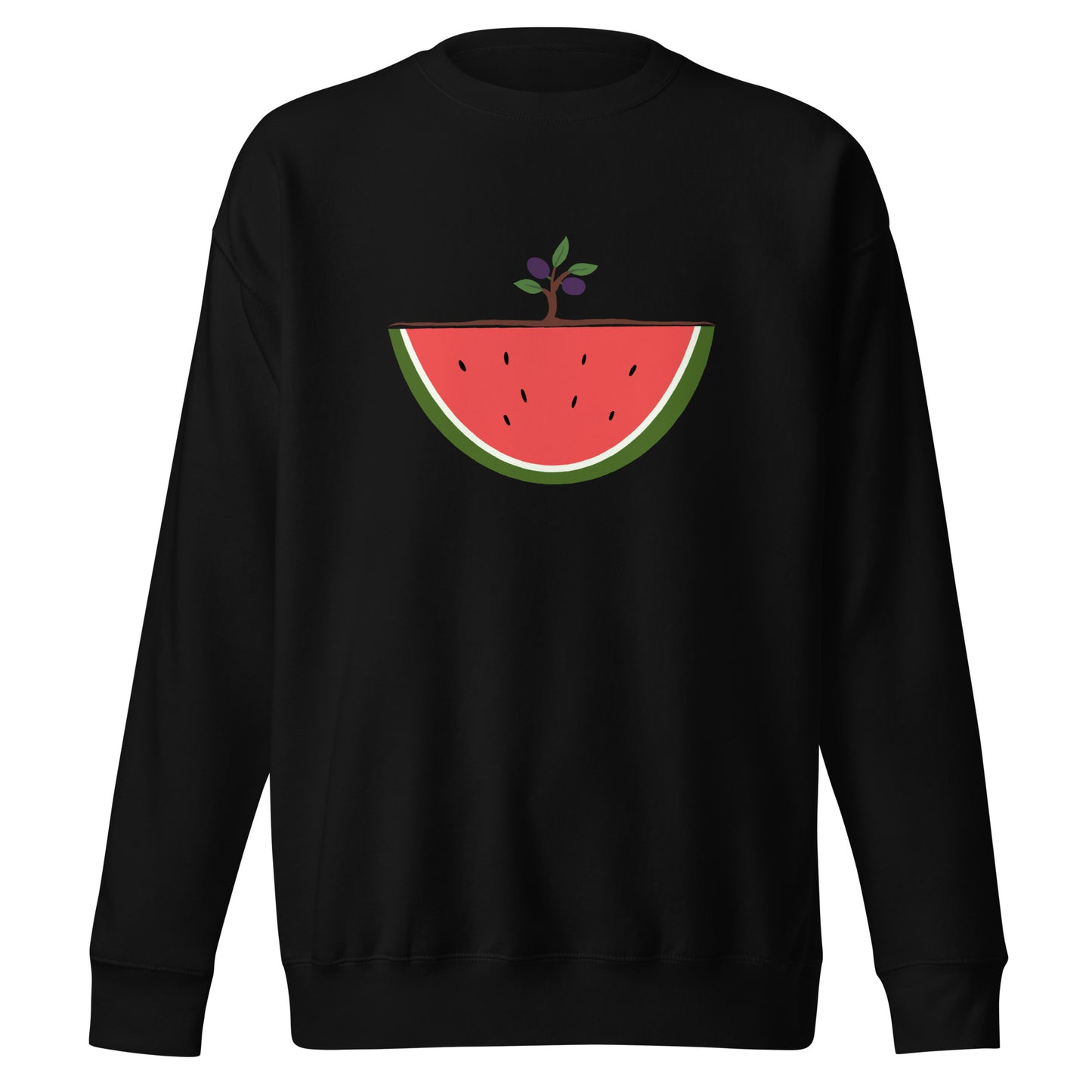 Watermelon & Olive Tree Sweatshirt