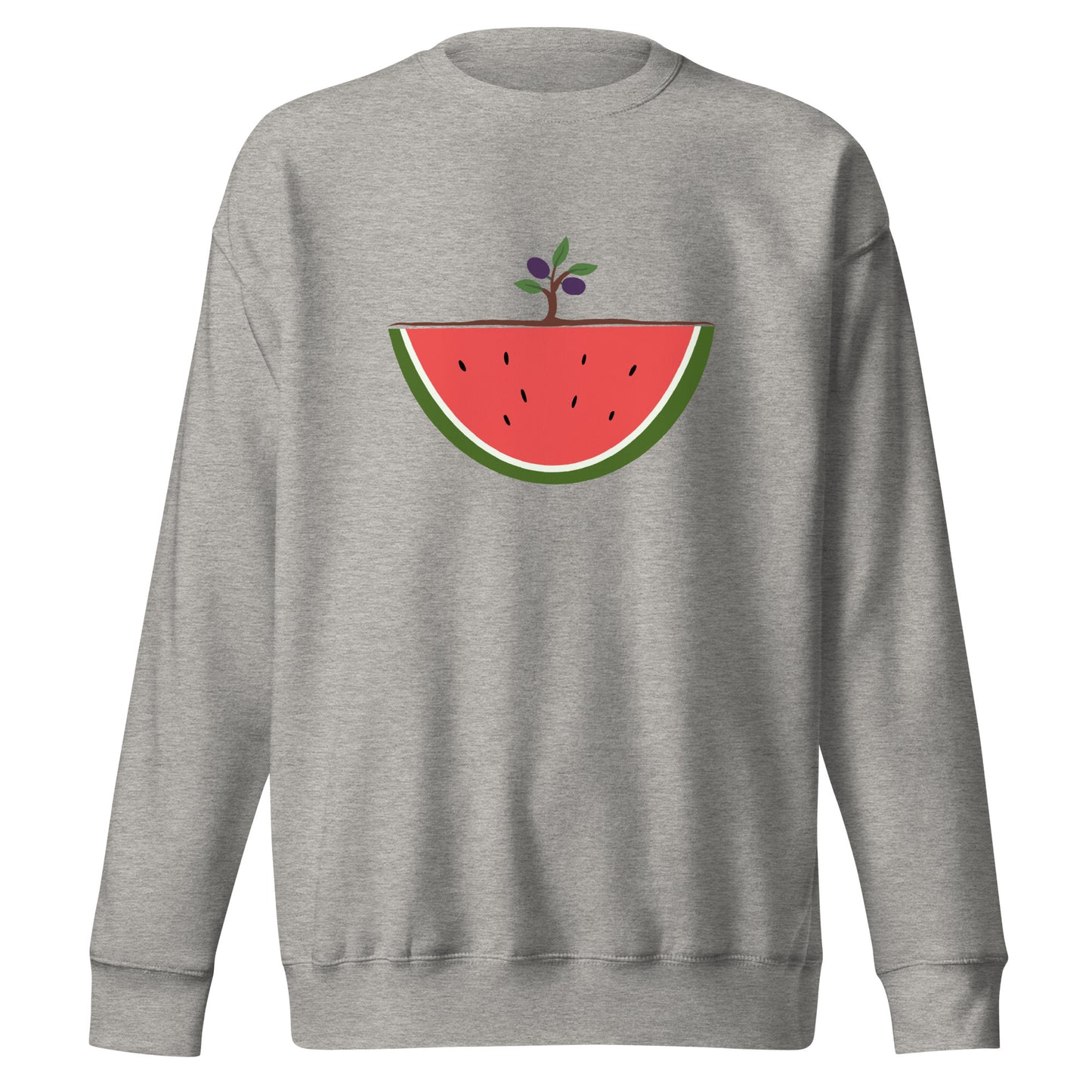 Watermelon & Olive Tree Sweatshirt