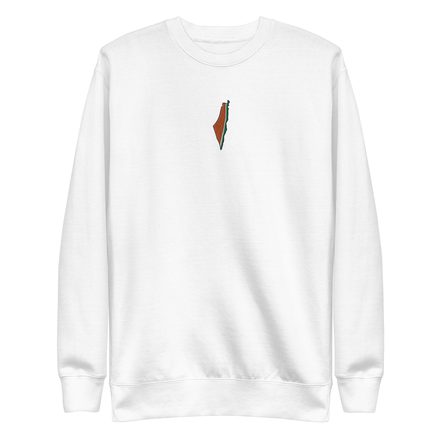 Watermelon Palestine Map Sweatshirt